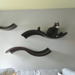 Pet Haus Wave Wall Mounted Cat Perch
