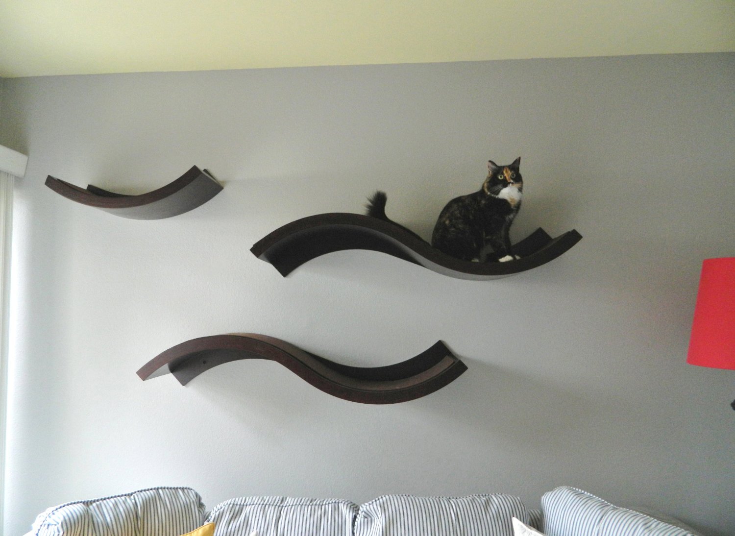 Is Pet Haus Wave Wall Mounted Cat Perch, Lotus Cat Shelves